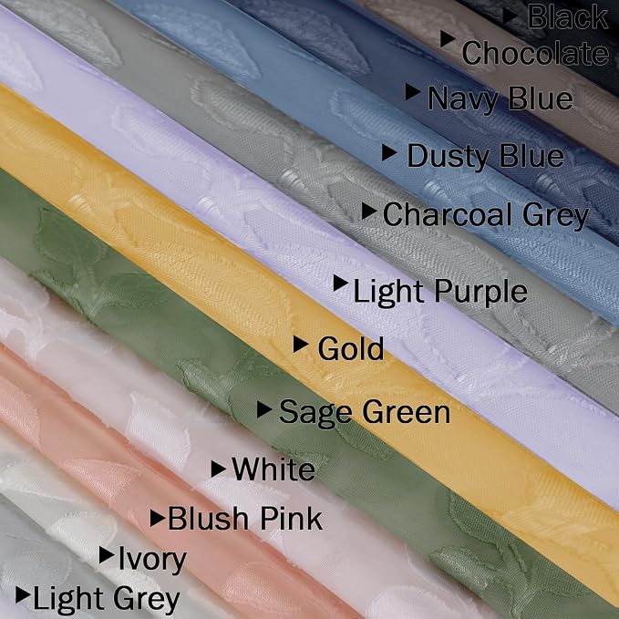 Chyhomenyc Extra Long Chocolate Sheer Curtains 108 Inch Length 2 Panels Set - Image 8