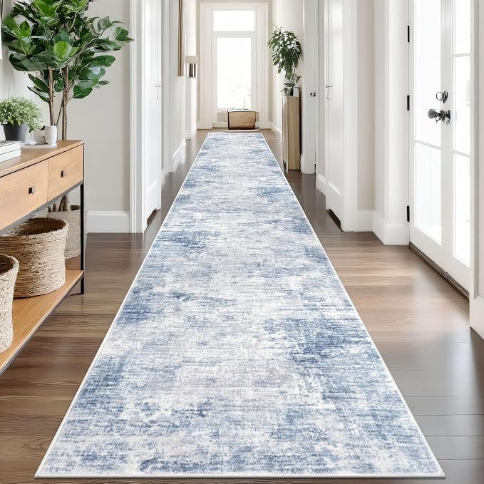 IOHOUZE Abstract Runner Rug 3x20 Ft Extra Long Washable Runners by iOhouze