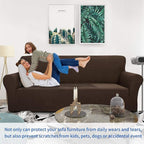 ZNSAYOTX 1 Piece Jacquard Couch Covers - Image 2