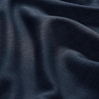 Navy Blue Linen Curtains 102 Inches Long - Image 5