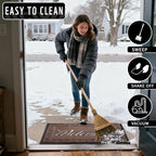 Yimobra Welcome Mat Outdoor Indoor, Waterproof Heavy Duty Front Door Mat - Image 4