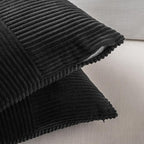 Fancy Homi 2 Packs Black Lumbar Decorative Throw Pillow Covers 12x20 Inch - Image 4