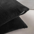 Fancy Homi 2 Packs Black Lumbar Decorative Throw Pillow Covers 20x28 Inch - Image 4