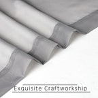 OWENIE Grey Sheer Curtains 24 Inches Long 2 Panels - Image 6