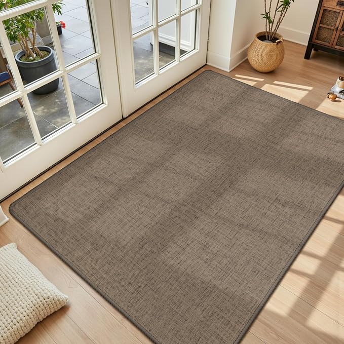LEKEEPGO Ultra Thin Indoor Door Mat 36"x59", Low-Profile Door Mat Indoor by LEKEEPGO