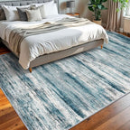 KOZYFLY Area Rug 8x10 Modern Living Room Rug, Washable Large Thin Rugs Non-Slip - Image 7