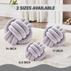 Uvvyui Knot Pillow Ball, Soft Home Decorative Pillows, Round Throw Pillow - Image 2