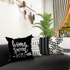 YCOLL Pillow Covers 20x20 Set of 4, Modern Sofa Throw Pillow Cover, Decorative - Image 3
