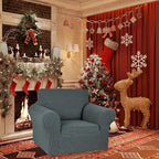 KEKUOU Stretch Single Sofa Slipcover 1 Piece Couch Sofa Cover Furniture - Image 2