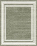 OPPODREAM Border Soft Area Rugs 8x10, Washable Brown Rug - Image 9