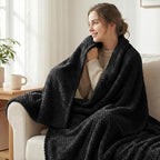 Exclusivo Mezcla Fleece Bed Blanket Twin Size, Super Soft and Warm Blankets - Image 2
