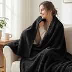 Exclusivo Mezcla Fleece Bed Blanket Twin Size, Super Soft and Warm Blankets - Image 2