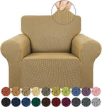 KEKUOU Stretch Single Sofa Slipcover 1 Piece Couch Sofa Cover Furniture by KEKUOU