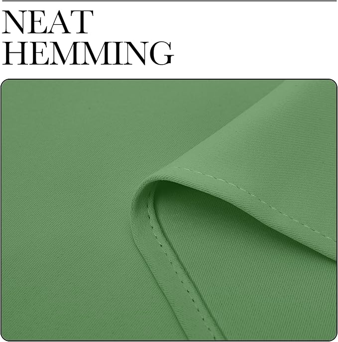 NICETOWN Froest Green Blackout Curtains 40 inches Length - Image 6