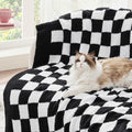 Bedsure GentleSoft Checkered Twin Blanket by BEDSURE