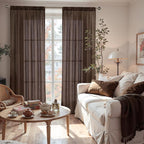 BGment Linen Curtains 84 Inch Length - Image 2