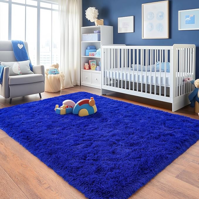 Rugs for Living Room 5x7, Soft Shaggy Modern Shag Area Rug for Bedroom - Image 7
