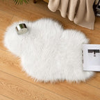 MIULEE Fluffy Rug Soft Shaggy Faux Fur Area Rug Luxury Plush Cloud Shape Carpet - Image 5