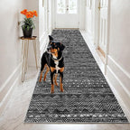 2x8 Washable Kitchen Runner Rug: Modern Moroccan Runners - Image 2