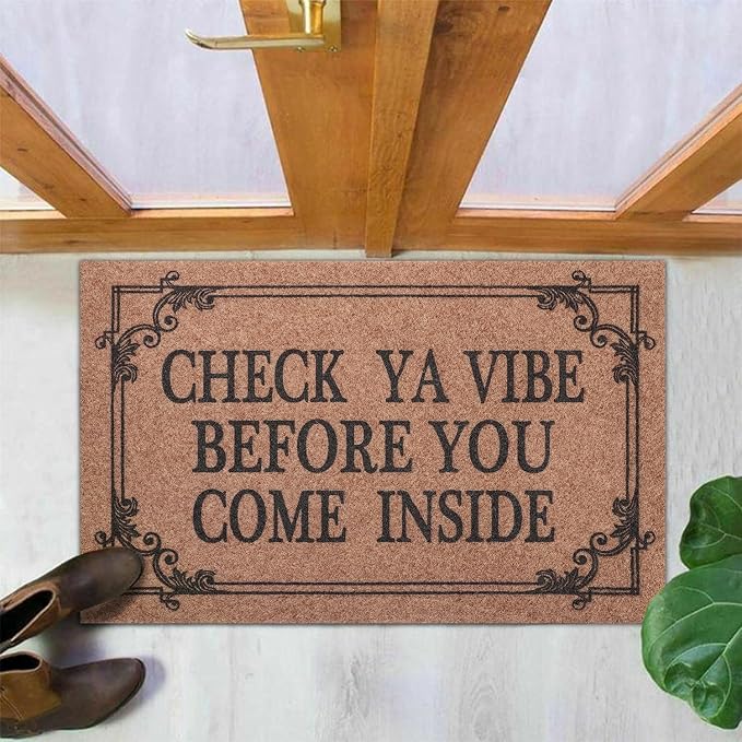 Front Door Door Mat Indoor Outdoor Entrance Doormat Rubber Welcome Door Mat - Image 4