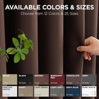 Joydeco Blackout Patio Sliding Door Curtains 108 Inches Long, Grommet Privacy - Image 8