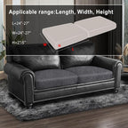 Leather Look Couch Cushion Covers Sofa Seat Slipcovers Sets Couches Furniture - Image 3