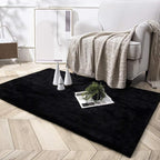 Ashler Faux Fur Rug, Ultra Soft Faux Rabbit Fur, 3 x 5 Feet Rectangle, Machine - Image 2
