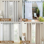 KAMANINA Curtain Rods for Windows 48 to 84 Inch, Antique Bronze Heavy Duty - Image 5