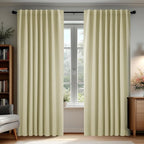 Deconovo Blackout Curtains, Thermal Insulated, W70 x L84 2 Panels, Back Tab by Deconovo