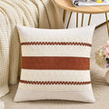 Fancy Homi Set of 1 Rust Boho Euro Decorative Throw Pillow Covers 26x26 Inch by Fancy+Homi