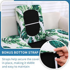 hyha Printed Couch Cushion Covers, Floral Sofa Covers Washable - Image 3