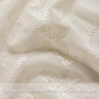 WAZZIO Boho Lace Curtains 2 Panels 105 Inches -Cute Vintage Victorian Sheer - Image 2