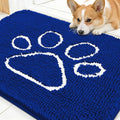 OLANLY Dog Door Mat for Muddy Paws 30x20, Paw Print Design, Absorbs Moisture by OLANLY