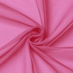 Kitchen Curtains 24 Inch Length Tier 2 Pieces, Hot Pink Sheer Curtain Solid - Image 9