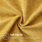 MIULEE Pack of 2 Mustard Yellow Throw Pillow Covers 12x20 Inch Soft Spring - Image 2