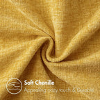 MIULEE Pack of 2 Mustard Yellow Throw Pillow Covers 20x20 Inch Soft Spring - Image 2