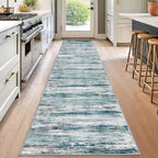 KOZYFLY Modern Abstract Hallway Runner Rug, 2.6x12 Washable Rug Runner Non-Slip - Image 3