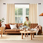 Curtain Rods for Windows 28 to 48 Inch, 5/8 Inch Heavy Duty Decorative Curtain - Image 2