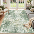 Washable Area Rugs 9'x12' Non-Slip Modern Abstract Soft by RELEANY