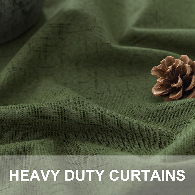Christmas Green Blackout Curtains - Image 3