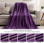 BEDELITE Fleece Blanket Purple Throw Blanket - Image 6