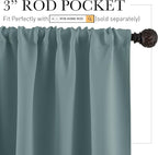 RYB HOME 54 inch Blackout Curtains - Image 2