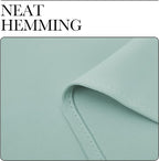 NICETOWN Aqua Blue Blackout Curtain Panels 48 inch Long Set of 2 - Image 6