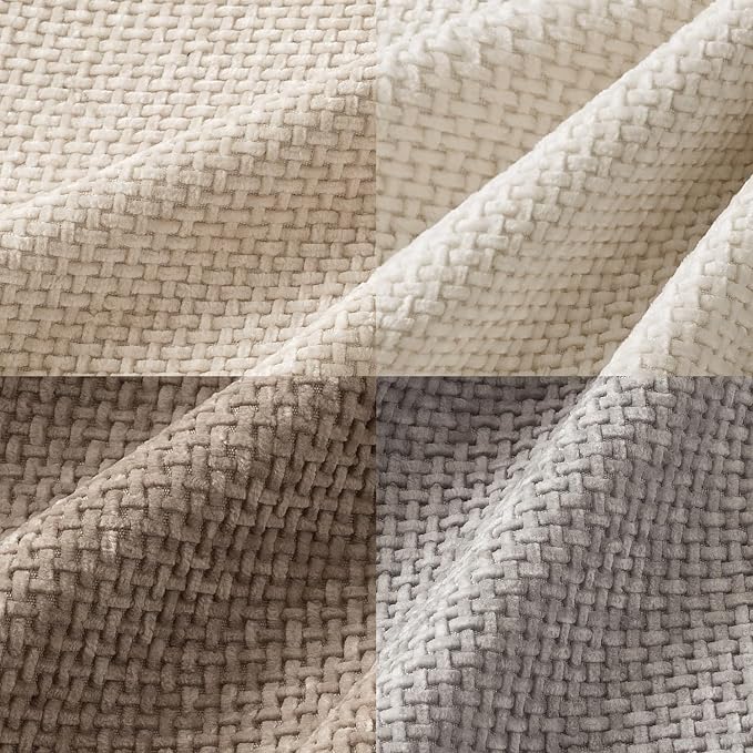 MIULEE Pack of 4 Couch Throw Pillow Covers 18x18 Inch Neutral Beige/Brown Soft - Image 2