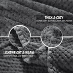 Exclusivo Mezcla Fleece Bed Blanket Twin Size, Super Soft and Warm Blankets - Image 7