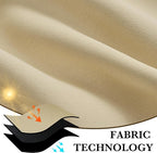 RYB HOME 100% Blackout Basement Curtains 36 inches Long, Heat & UV Blocking - Image 7