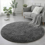 Amdrebio Grey Round Area Rugs 7Ft - Image 5