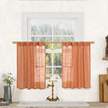 LAMIT 36 Inch Length Linen Curtains by LAMIT