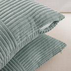 Fancy Homi 2 Packs Grey Blue Lumbar Decorative Throw Pillow Covers 12x20 Inch - Image 4