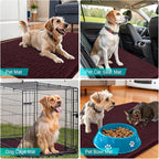 OLANLY Dog Door Mat for Muddy Paws 59x35, Absorbs Moisture and Dirt, Absorbent - Image 7